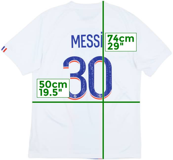 2022-23 Paris Saint-Germain Third Shirt Messi #30 - 7/10 - (M)