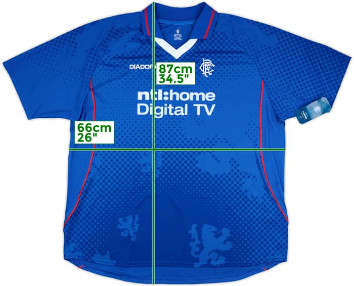 2002-03 Rangers Home Shirt (3XL)
