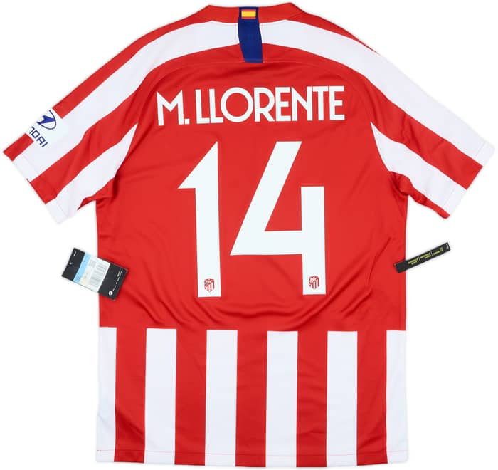 2019-20 Atletico Madrid Home Shirt M.Llorente #14 (M)