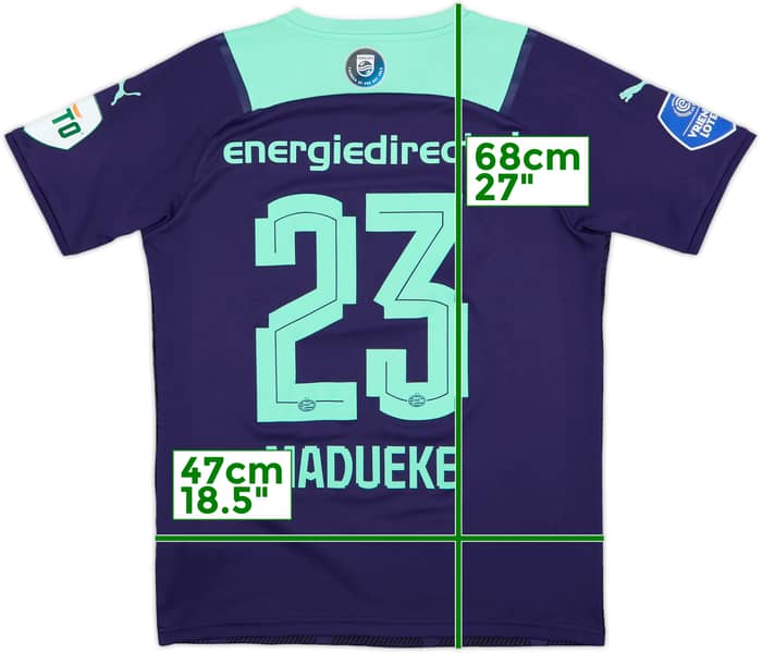 2021-22 PSV Away Shirt Madueke #10 - 9/10 - (S)