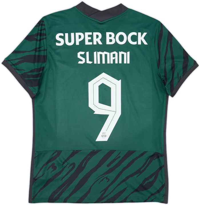 2021-22 Sporting CP Third Shirt Slimani #9 - 8/10 - (L)