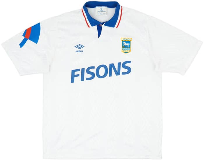 1991-92 Ipswich Away Shirt - 8/10 - (XXL)