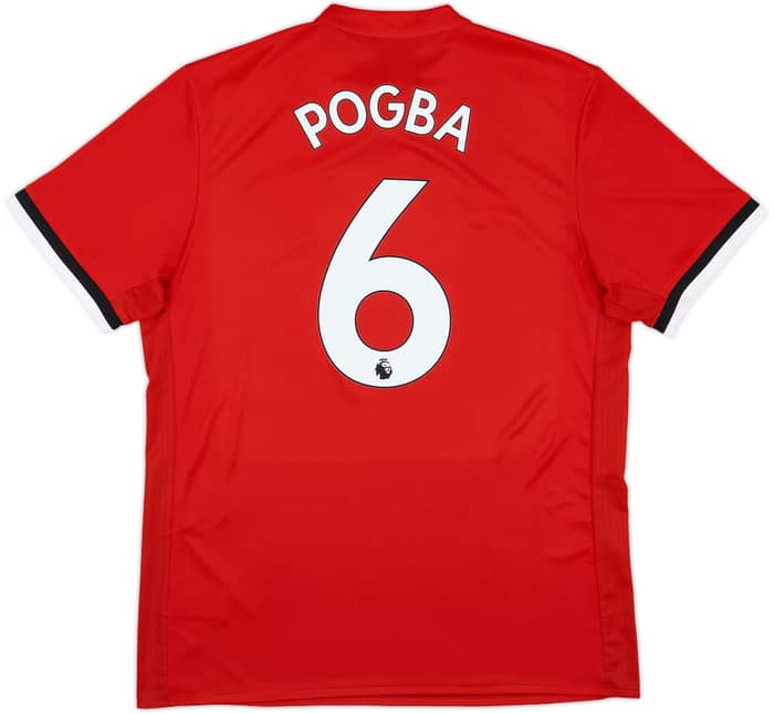 2017-18 Manchester United Home Shirt Pogba #6 (L)