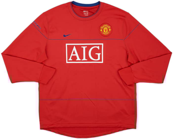 2008-09 Manchester United Nike Sweat Top - 8/10 - (XL)