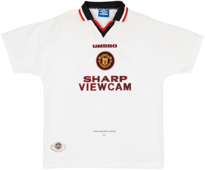 1996-97 Manchester United Away Shirt Scholes #18 - 7/10 - (L)