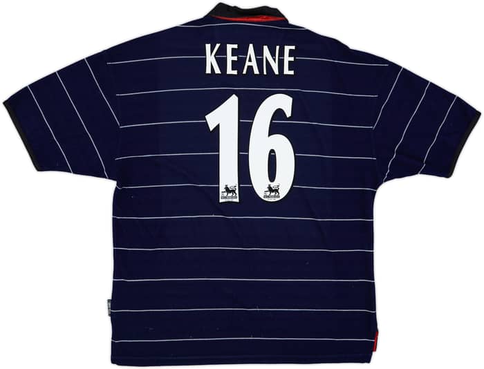 1999-00 Manchester United Away Shirt Keane #16 - 7/10 - (XL)