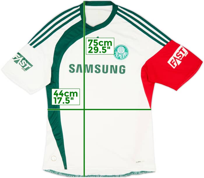 2009 Palmeiras Away Shirt #10 - 8/10 - (L)