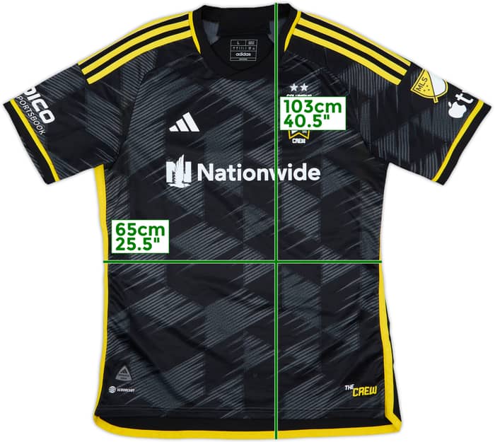2023-24 Columbus Crew Authentic Away Shirt - 10/10 - (L)