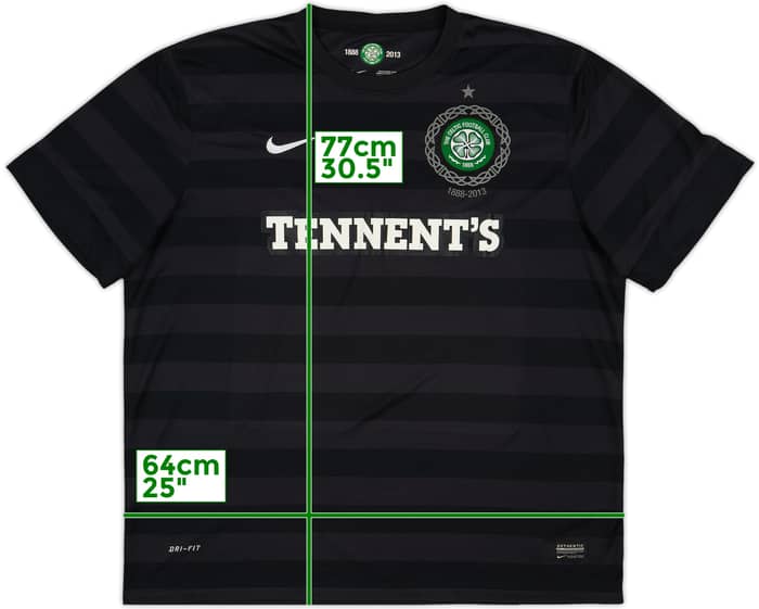 2012-13 Celtic '125th Anniversary' Away Shirt - 6/10 - (XXL)