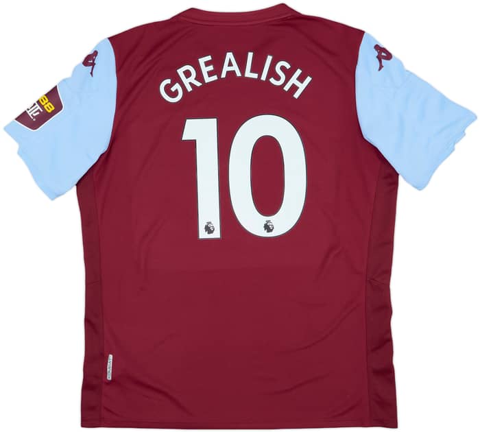 2019-20 Aston Villa Home Shirt Grealish #10 - 8/10 - (XXL)