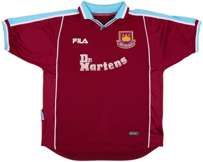 1999-01 West Ham Home Shirt - 5/10 - (L)