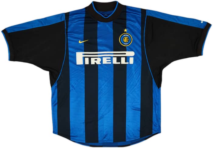 2000-01 Inter Milan Home Shirt Ronaldo #9 - 6/10 - (L)