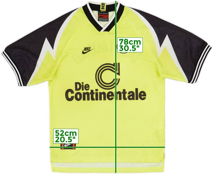 1995-96 Borussia Dortmund Home Shirt - 7/10 - (M)