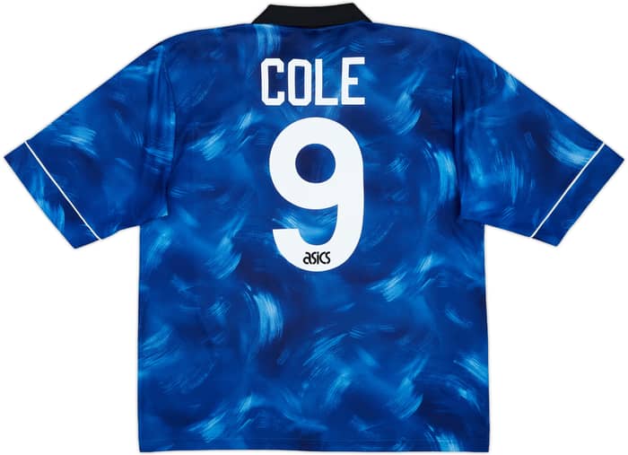 1993-95 Newcastle Away Shirt Cole #9 - 8/10 - (XL)