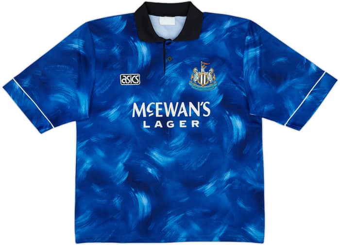 1993-95 Newcastle Away Shirt Cole #9 - 8/10 - (XL)