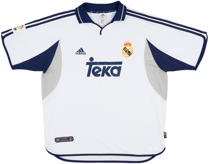 2000-01 Real Madrid Home Shirt Raul #7 - 7/10 - (XL)