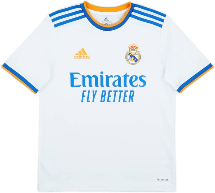 2021-22 Real Madrid Home Shirt - 7/10 - (L.Boys)