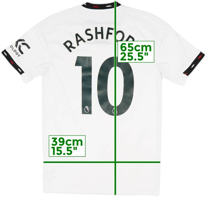 2022-23 Manchester United Away Shirt Rashford #10 - 8/10 - (S)
