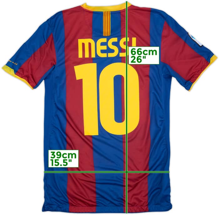 2010-11 Barcelona Home Shirt Messi #10 - 5/10 - (S)