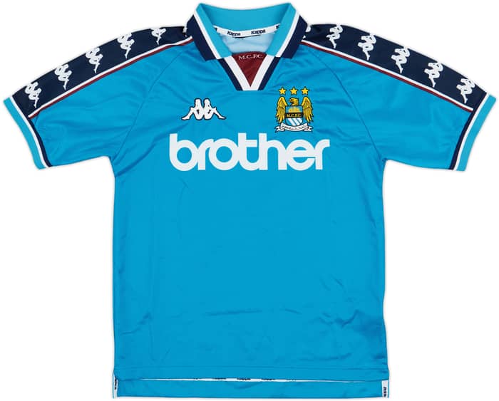 1997-99 Manchester City Home Shirt - 8/10 - (S)