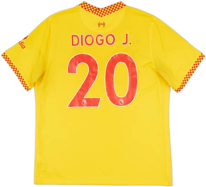 2021-22 Liverpool Third Shirt Diogo J. #20 - 7/10 - (XL)