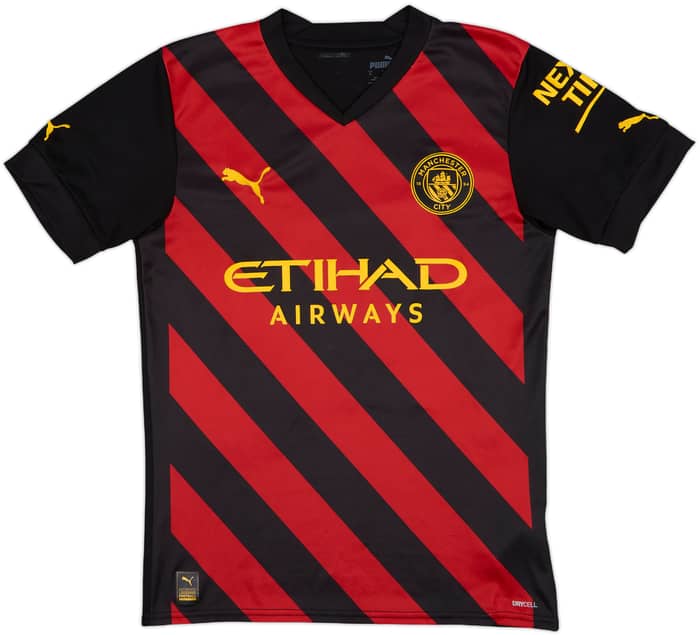 2022-23 Manchester City Away Shirt De Bruyne #17 - 8/10 - (S)