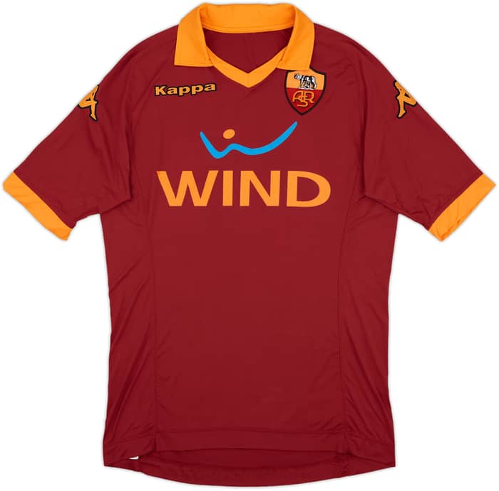 2012-13 Roma Home Shirt De Rossi #16 - 9/10 - (L)