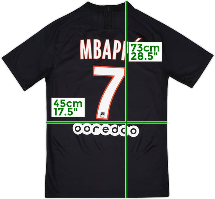 2019-20 Paris Saint-Germain Fourth Shirt Mbappe #7 - 9/10 - (L)
