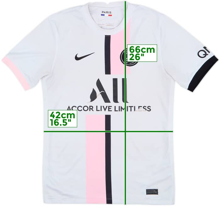 2021-22 Paris Saint-Germain Away Shirt - 4/10 - (S)