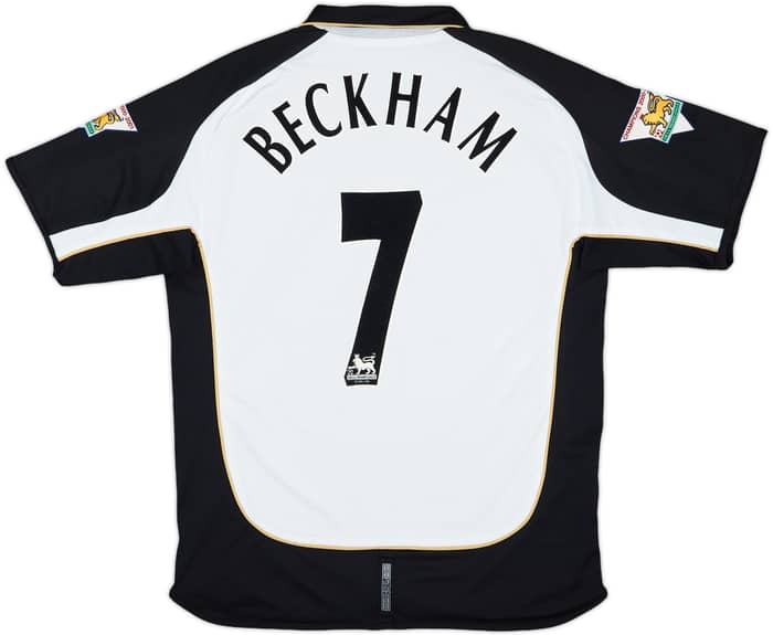 2001-02 Manchester United Centenary Away/Third Shirt Beckham #7 - 9/10 - (L)