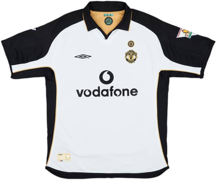 2001-02 Manchester United Centenary Away/Third Shirt Beckham #7 - 9/10 - (L)