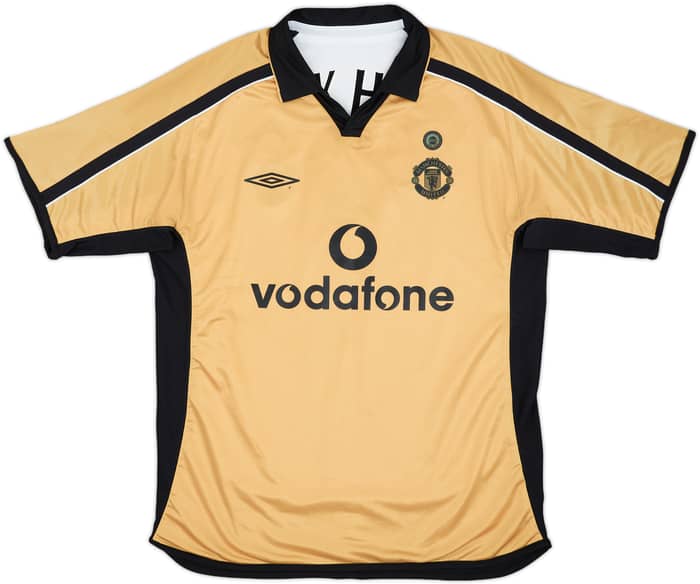 2001-02 Manchester United Centenary Away/Third Shirt Beckham #7 - 9/10 - (L)