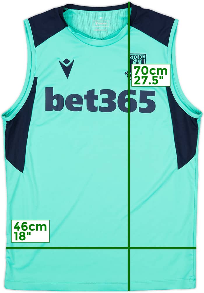 2019-20 Stoke City Macron Training Vest - 9/10 - (M)