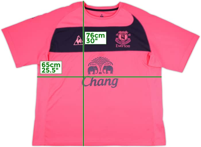 2010-11 Everton Signed Away Shirt - 7/10 - (XXL)