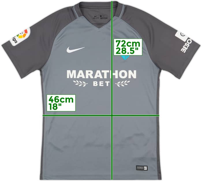 2017-18 Malaga Away Shirt Guiri Army - 9/10 - (M)