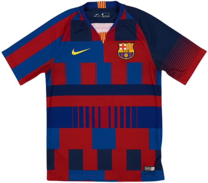 2018-19 Barcelona Home 'Mashup' Special Edition Shirt - 9/10 - (S)