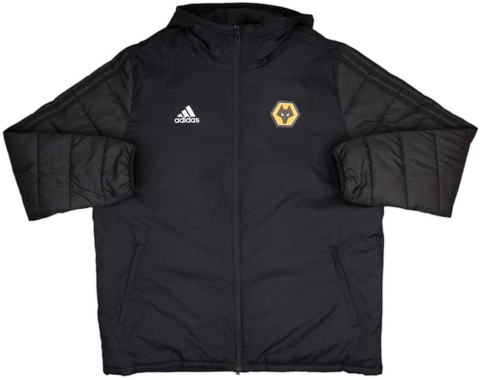 2019-20 Wolves adidas Hooded Padded Bench Coat - 10/10 - (XL)