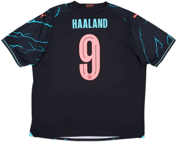2023-24 Manchester City Third Shirt Haaland #9 - 10/10 - (XXL)