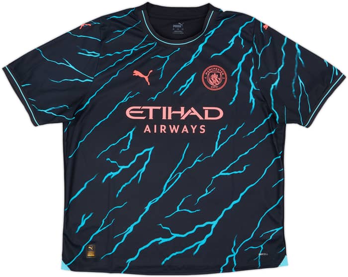 2023-24 Manchester City Third Shirt Haaland #9 - 10/10 - (XXL)