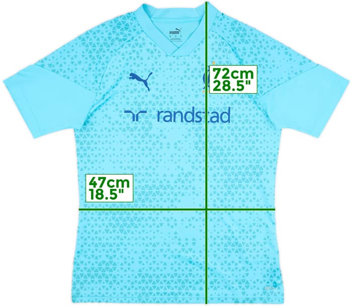 2023-24 Olympique Marseille Puma Training Shirt - 10/10 - (M)