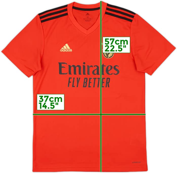 2020-21 Benfica Home Shirt - 8/10 - (M)