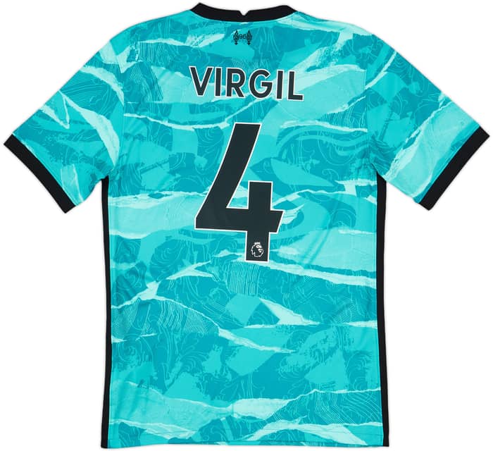 2020-21 Liverpool Away Shirt Virgil #4 - 9/10 - (S)