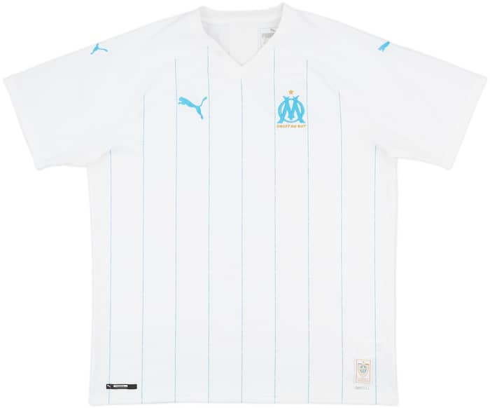 2019-20 Olympique Marseille Home Shirt Kamara #4 - 8/10 - (XL)