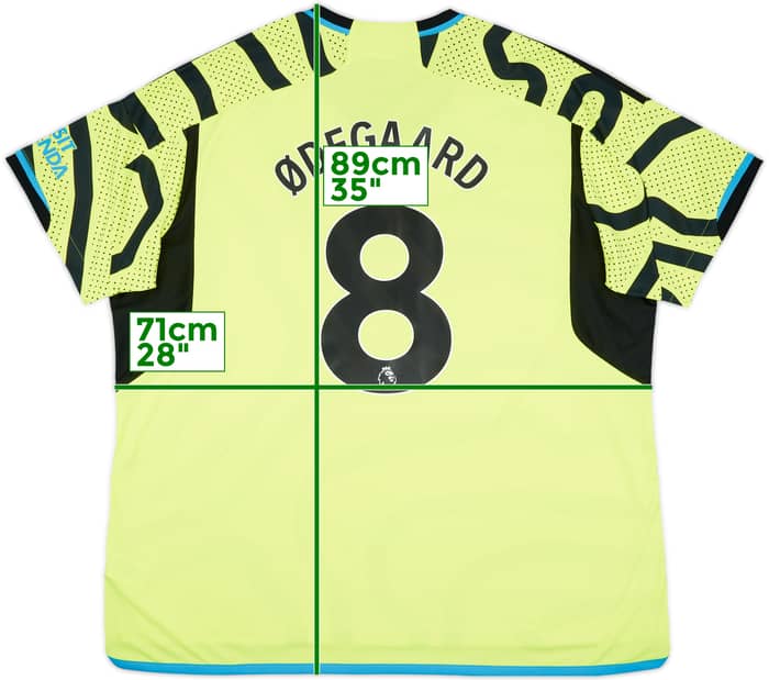 2023-24 Arsenal Away Shirt Odegaard #8 - 9/10 - (3XL)