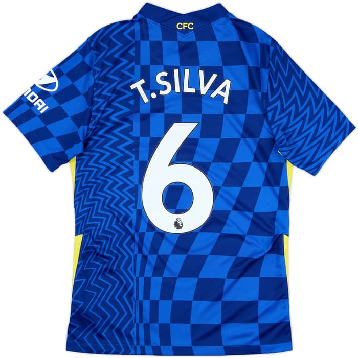 2021-22 Chelsea Home Shirt T.Silva #6 - 8/10 - (S)