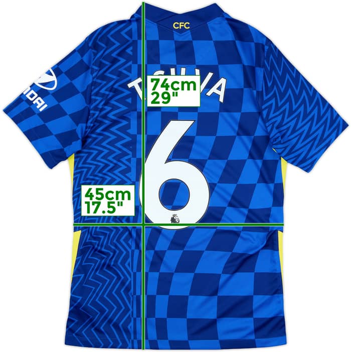 2021-22 Chelsea Home Shirt T.Silva #6 - 8/10 - (S)