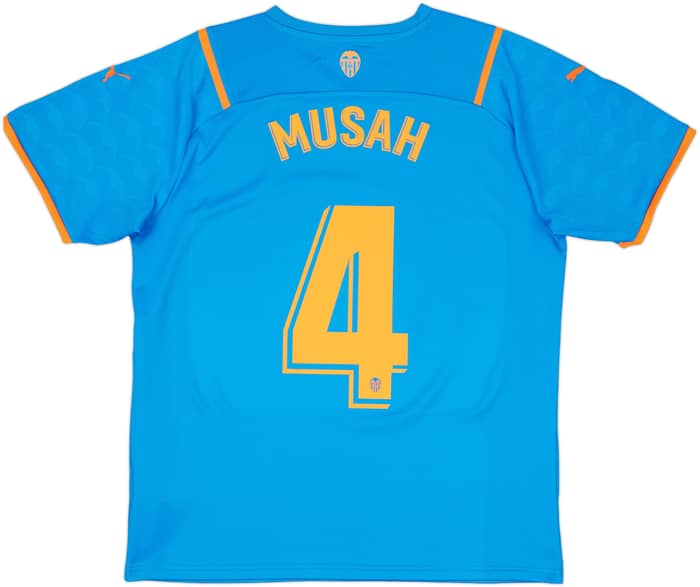 2021-22 Valencia Third Shirt Musah #4 - 10/10 - (L)