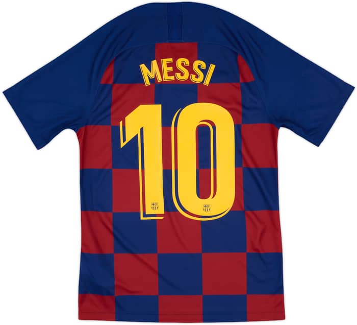 2019-20 Barcelona Home Shirt Messi #10 - 9/10 - (S)