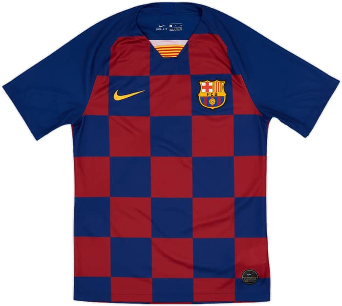 2019-20 Barcelona Home Shirt Messi #10 - 9/10 - (S)