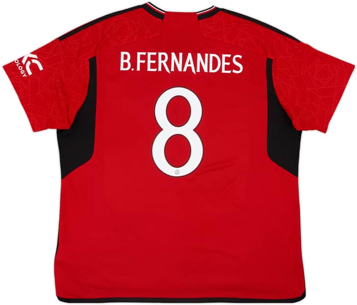 2023-24 Manchester United Home Shirt B.Fernandes #8 - 8/10 - (XXL)